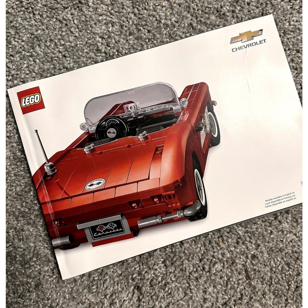 10321 LEGO INSTRUCTION BOOK ONLY Corvette manual Chevrolet Car ICONS